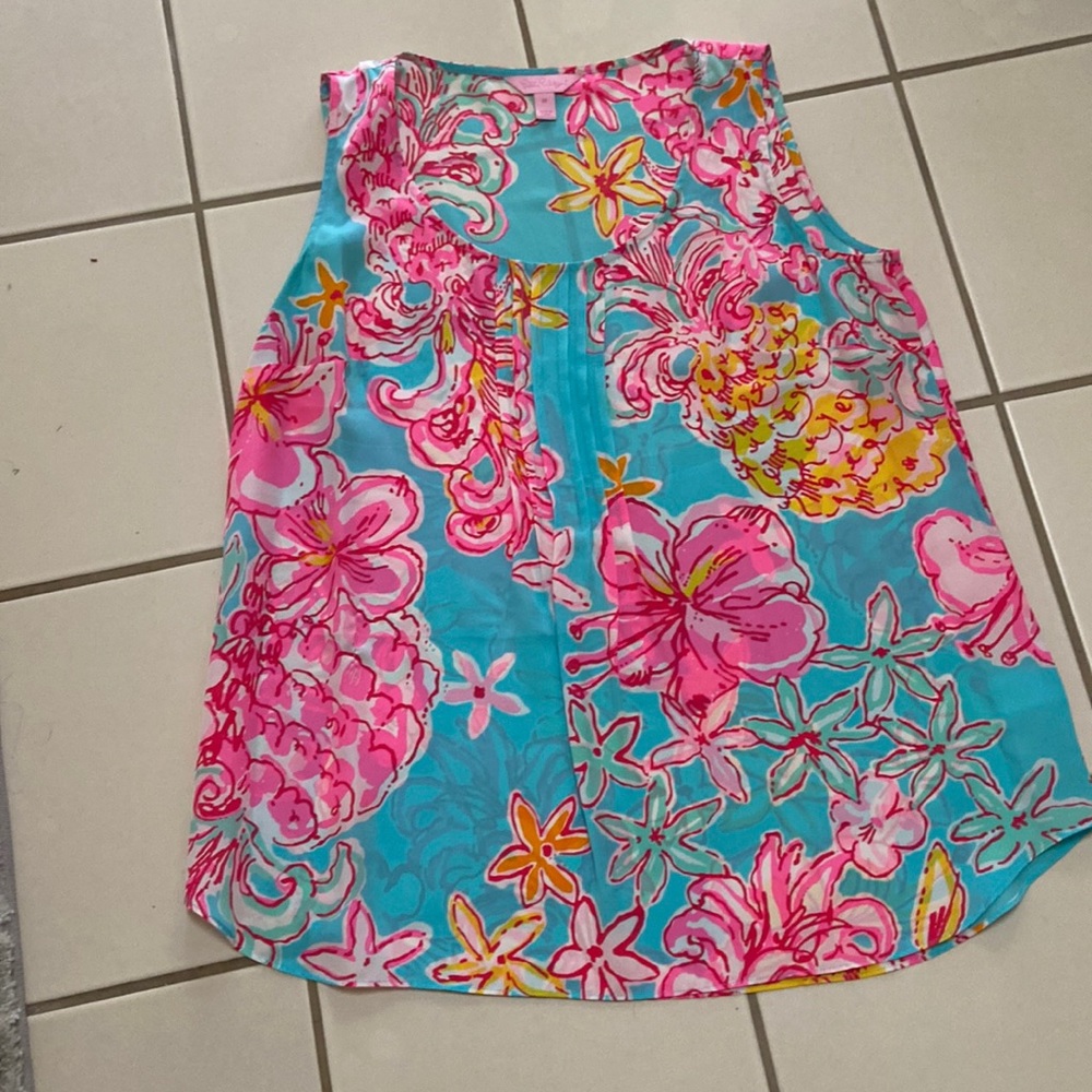 Lilly Pulitzer silk blouse